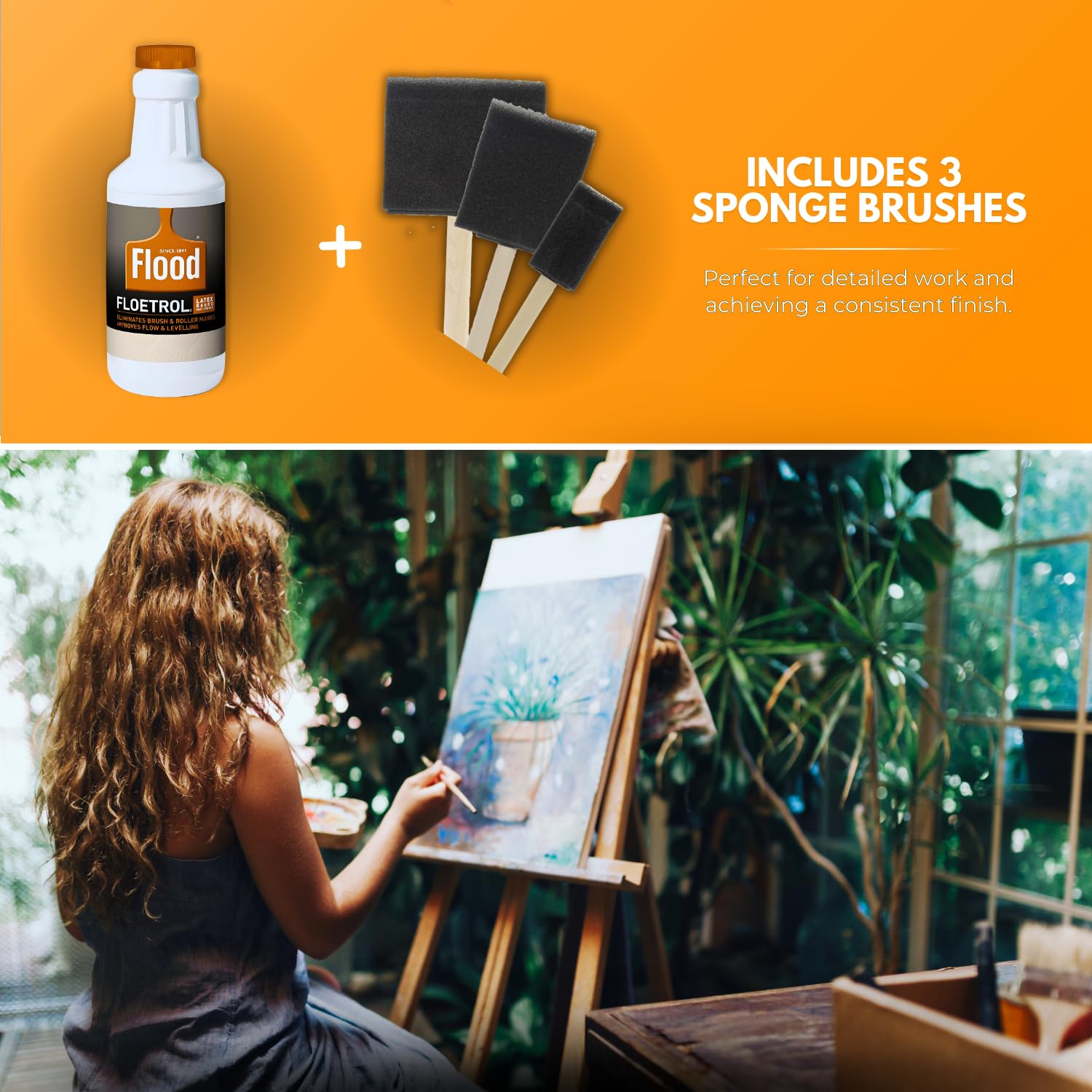 Amazon.com: GROVE Flood Floetrol Additive with Linzer Paint